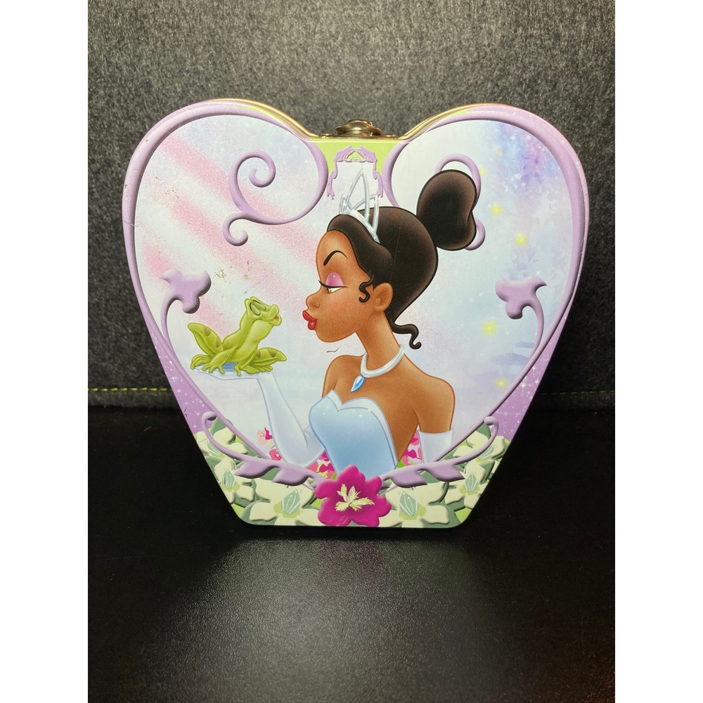 Disney Princess & The Frog Tiana 150+ Piece Heart Shaped Tin Puzzle Complete